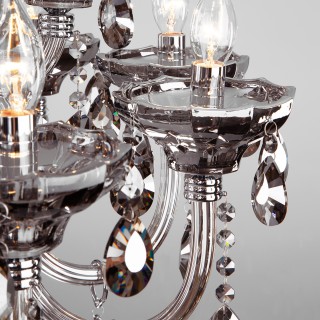 Большая хрустальная люстра 309/15 хром-foto3