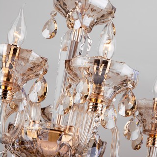 Классическая хрустальная люстра 310/5 золото-foto3