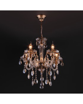 Классическая хрустальная люстра 310/5 золото-foto4