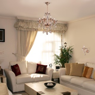 Классическая хрустальная люстра 310/5 золото-foto2