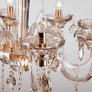 Классическая хрустальная люстра 310/8 золото-foto3