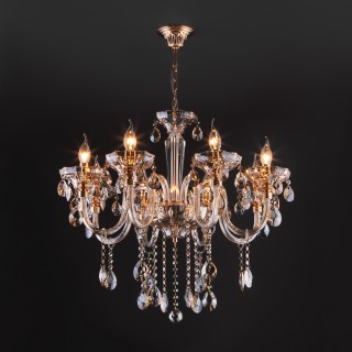 Классическая хрустальная люстра 310/8 золото-foto4