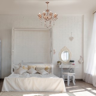 Классическая хрустальная люстра 310/8 золото-foto2