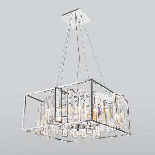 Подвесная люстра с хрусталем 312/6 хром-foto2