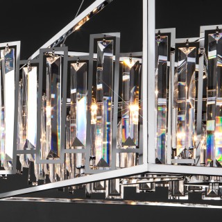 Подвесная люстра с хрусталем 312/9 хром-foto4