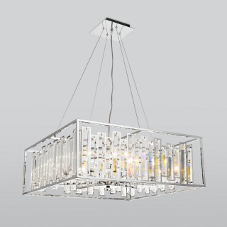 Подвесная люстра с хрусталем 312/9 хром-foto2
