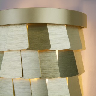 Настенный светильник с абажуром 317  шампань-foto2