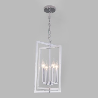 Подвесной светильник в стиле лофт 327/4 хром-foto3