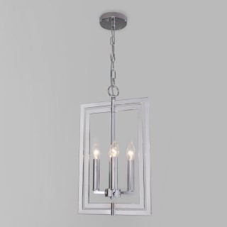 Подвесной светильник в стиле лофт 327/4 хром-foto2