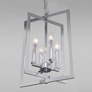 Подвесной светильник в стиле лофт 327/4 хром-foto4