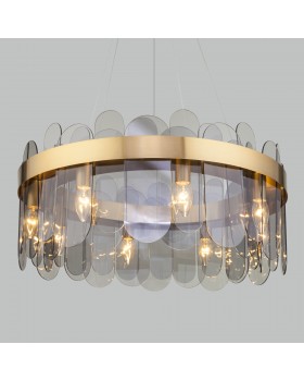 Подвесная люстра 332/8 латунь-foto2