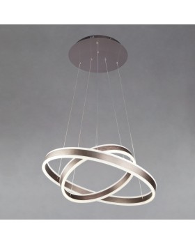 Светодиодная люстра Умный дом 455/2 коричневый-foto3