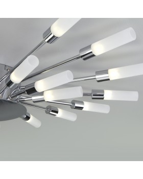 Потолочная люстра Умный дом 573 хром / белый-foto2