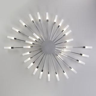 Потолочная люстра Умный дом 574 хром / белый-foto2