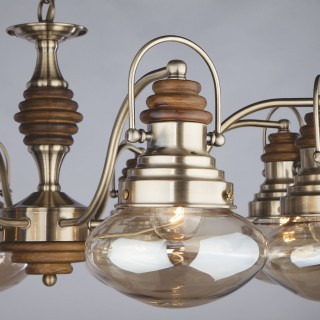 Подвесная люстра Умный дом 366/8 античная бронза-foto3