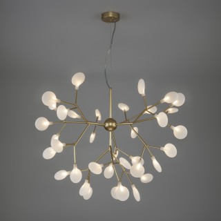 Подвесная люстра Умный дом 342 золото / белый-foto3