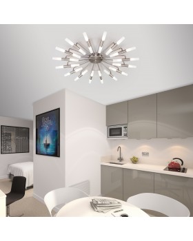 Потолочная люстра Умный дом 348 никель-foto3