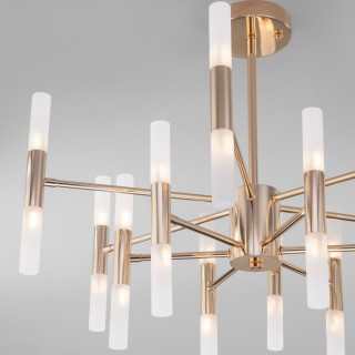 Потолочная люстра Умный дом 350 золото / белый-foto2