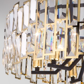 Потолочная люстра Умный дом 339/5 золото / черный-foto3