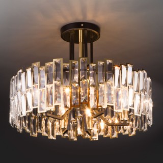 Потолочная люстра Умный дом 339/5 золото / черный-foto4