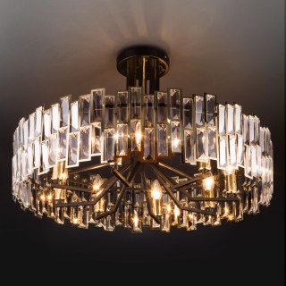 Потолочная люстра Умный дом 339/8 золото / черный-foto4