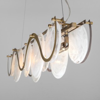 Подвесная люстра Умный дом 354/4 античная бронза-foto4