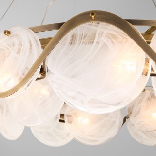 Подвесная люстра Умный дом 354/6 античная бронза-foto2