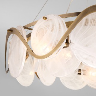 Потолочная люстра Умный дом 354/8 античная бронза-foto4