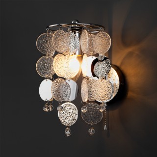 Настенный светильник с декором 334/1 хром-foto2