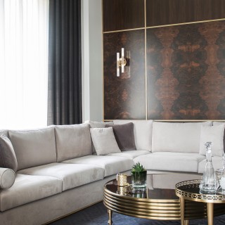 Настенный светильник 351/4 золото / белый-foto4