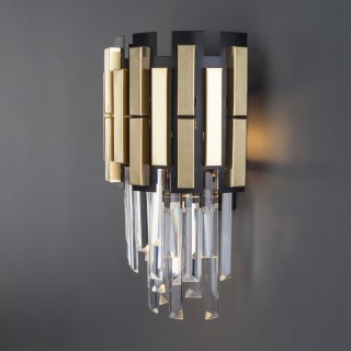 Настенный светильник 337/2 золото / черный-foto2