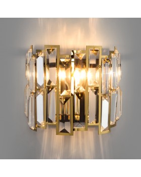 Бра с хрусталем 339/2 золото / черный-foto2