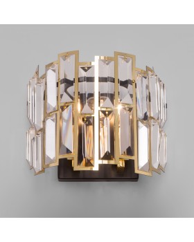 Бра с хрусталем 339/2 золото / черный-foto4