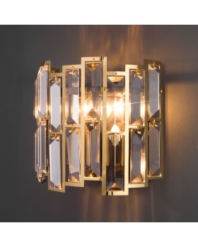 Бра с хрусталем 339/2 золото / черный-foto5