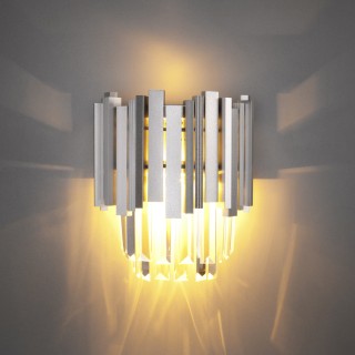 Настенный светильник с хрусталём 340/1 Strotskis (308/1)-foto2