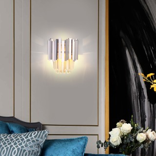 Настенный светильник с хрусталём 340/1 Strotskis (308/1)-foto4