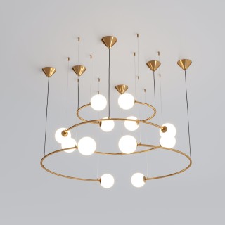 Подвесной светильник 359/12 латунь-foto5