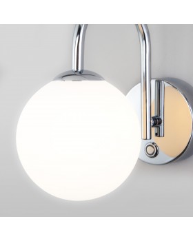 Настенный светильник с сенсорной кнопкой 360/1 хром-foto2