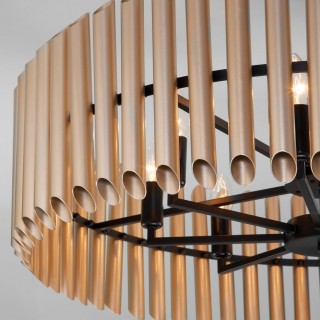 Потолочная люстра 361/8 черный / шампань-foto3