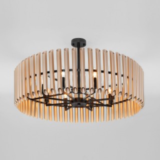 Потолочная люстра 361/8 черный / шампань-foto4