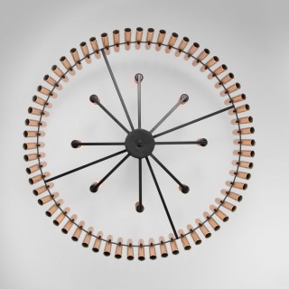 Потолочная люстра 361/8 черный / шампань-foto5