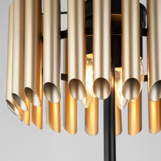 Торшер в стиле лофт 01106/4 черный / шампань-foto4