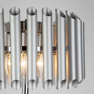 Торшер 01107/4 серебро-foto2