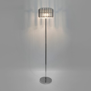 Торшер 01107/4 серебро-foto3