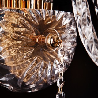 Хрустальное бра 520/3+2 золото-foto3