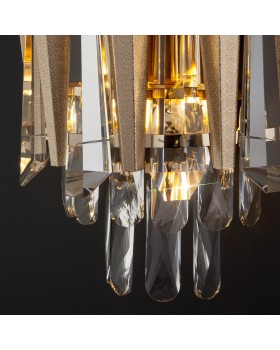 Хрустальный бра 328/2 золото-foto5