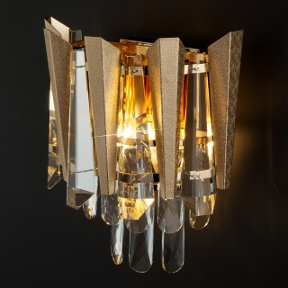 Хрустальный бра 328/2 золото-foto2