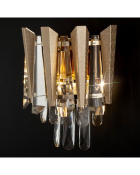 Хрустальный бра 328/2 золото-foto4