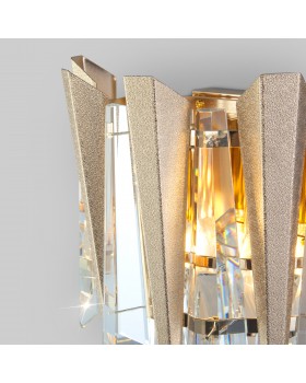 Хрустальный бра 328/2 золото-foto7