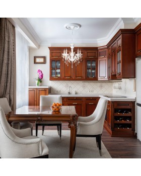 Люстра с хрусталем 701/5 белый-foto2